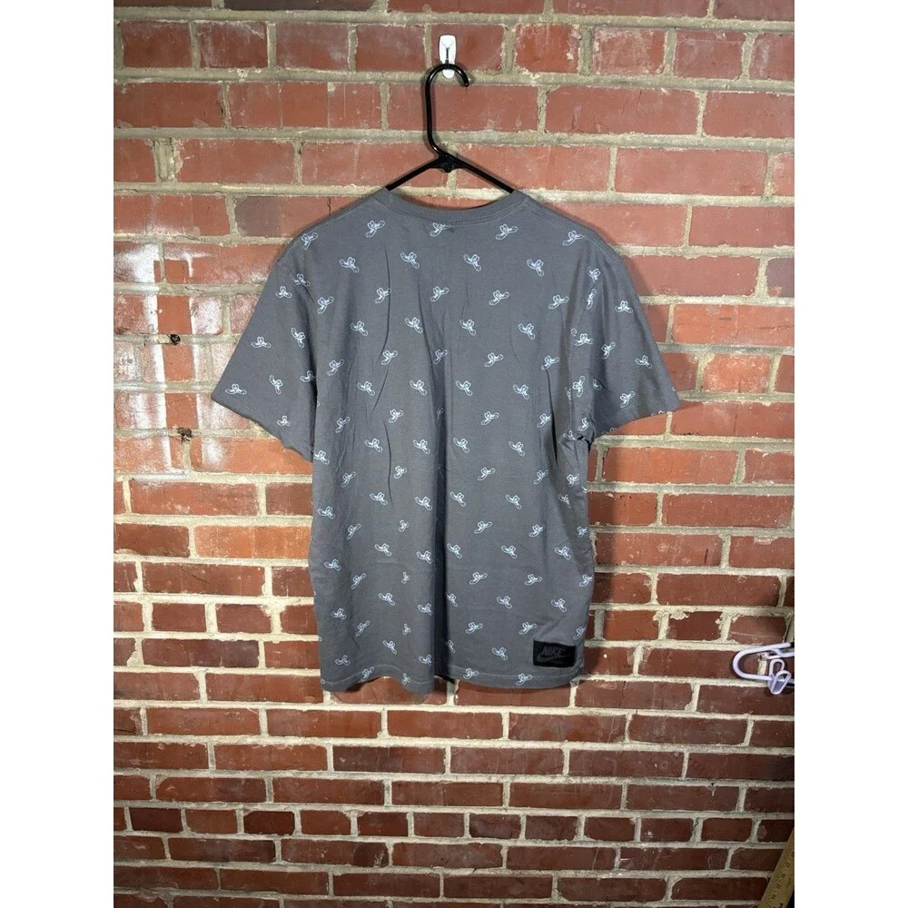 Vintage Y2K Nike Shirt Hitomi Yokoyama Streetwear Collab Gray Shirt Adult XL